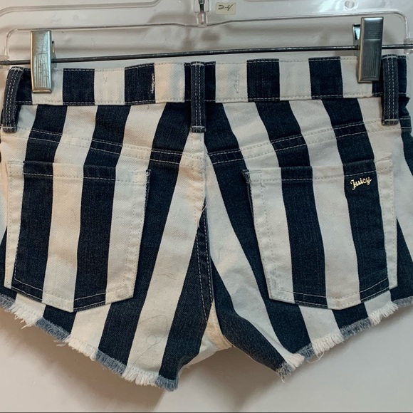 Juicy Couture Kids Striped Denim short - Picture 7 of 13